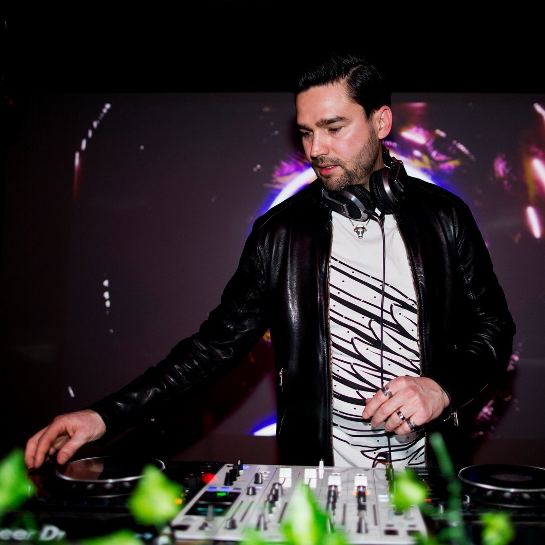 DJ Watson at the mixer